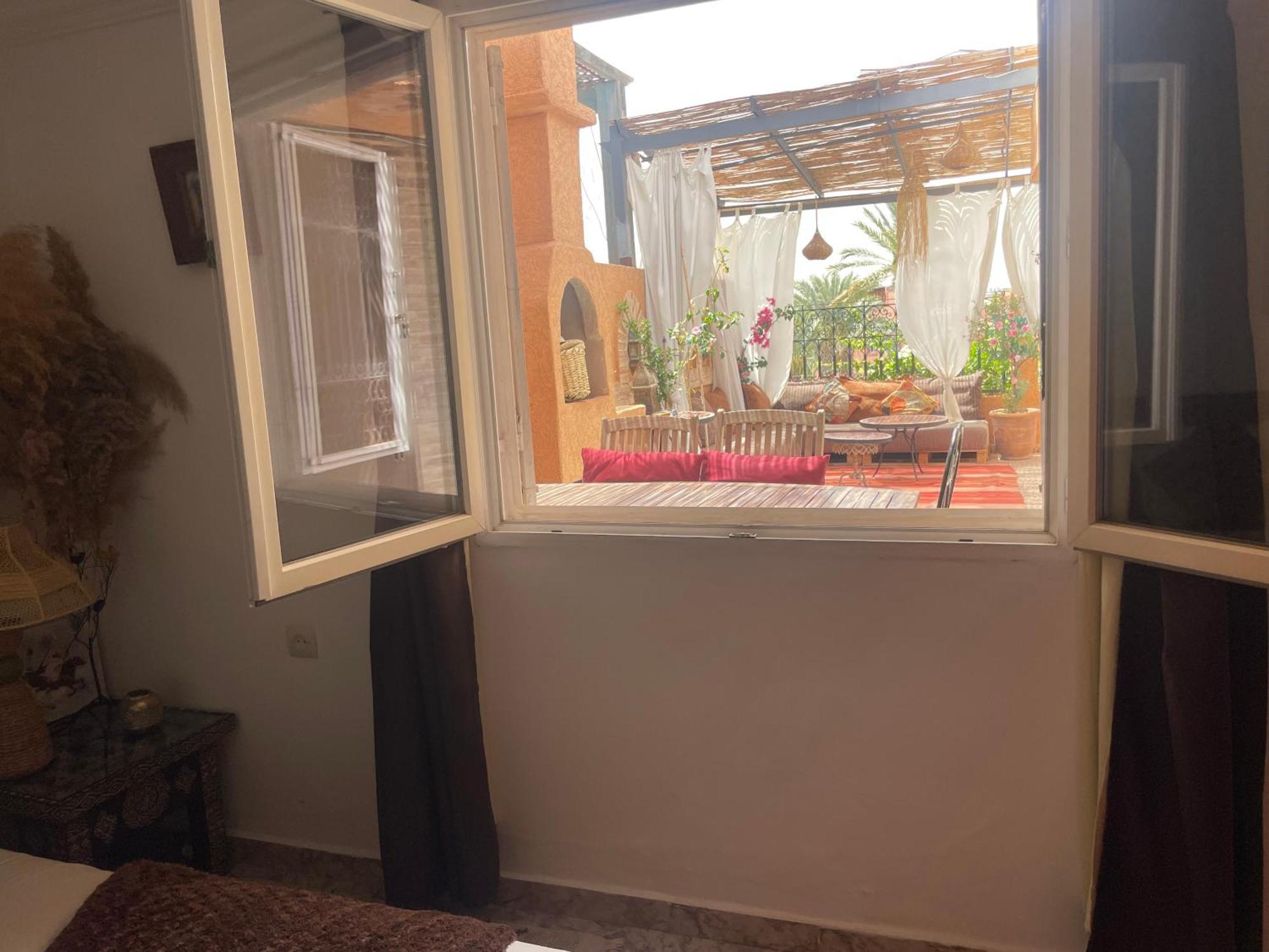Appartement Palmier fleurit à Marrakesh Extérieur photo