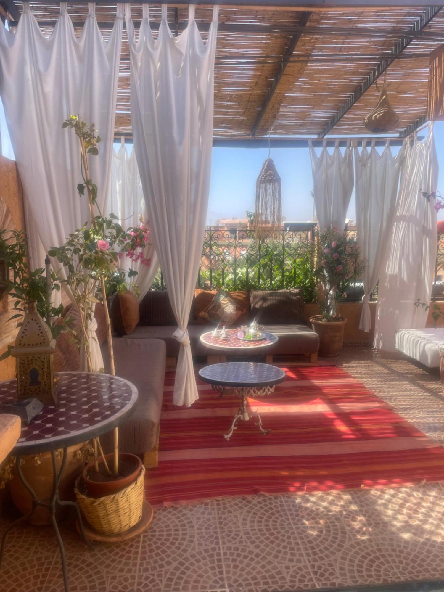 Appartement Palmier fleurit à Marrakesh Extérieur photo