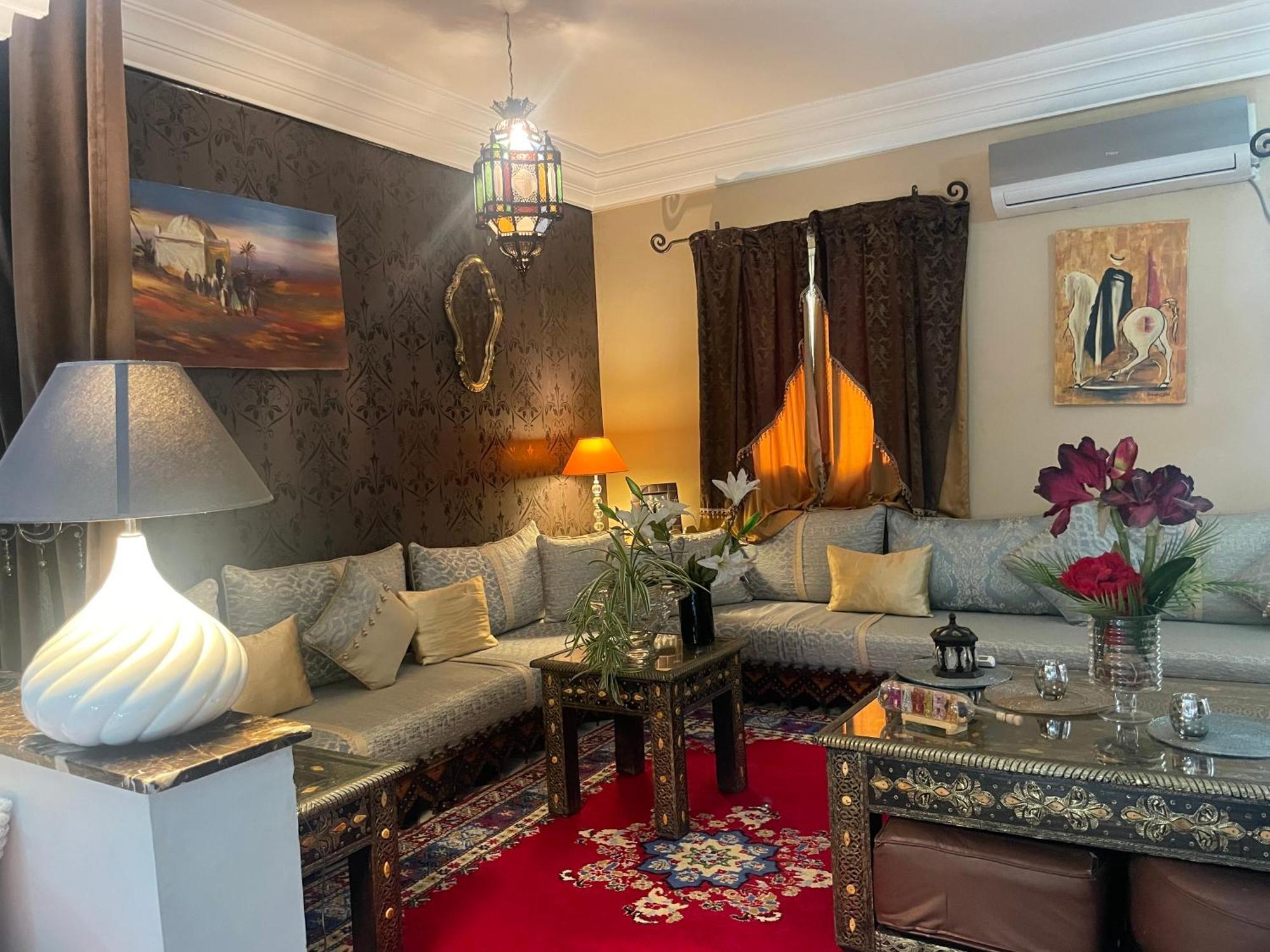 Appartement Palmier fleurit à Marrakesh Extérieur photo